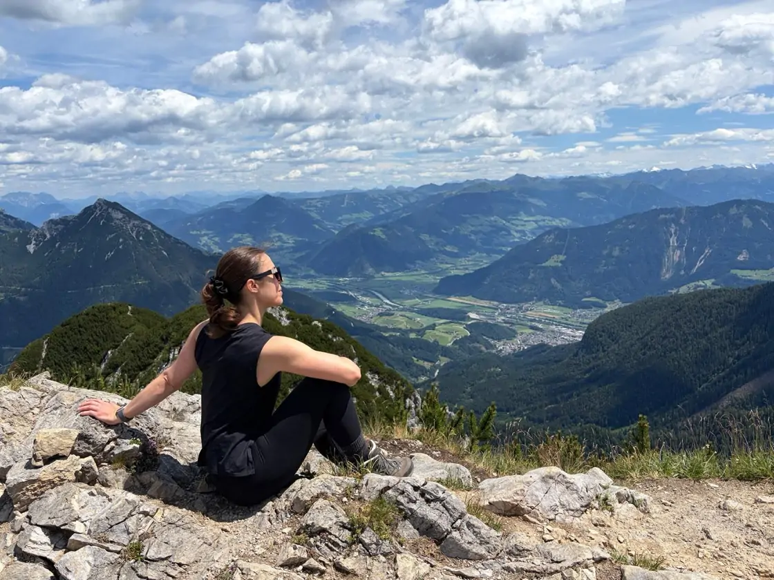 Charlyn Wolff beim Sport in ihrer Freizeit