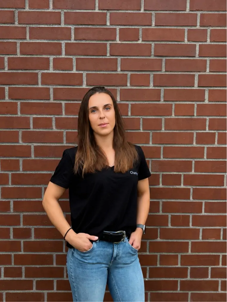 Charlyn Wolff, Physiotherapeutin und Praxisinhaberin von Physio – Na logisch in Duisburg-Rumeln